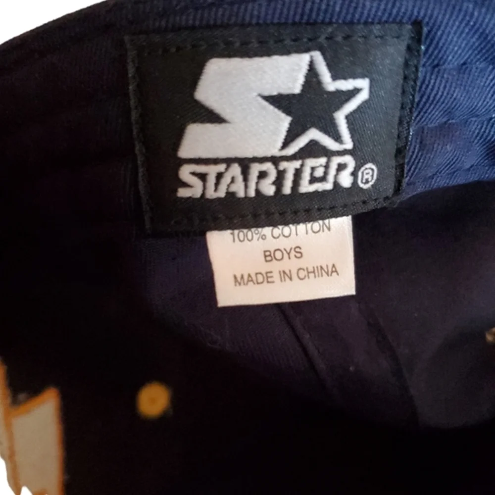 Starter Boys‎ Blue White Adjustable Baseball Cap Hat